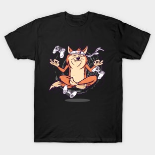 game dog meditating T-Shirt